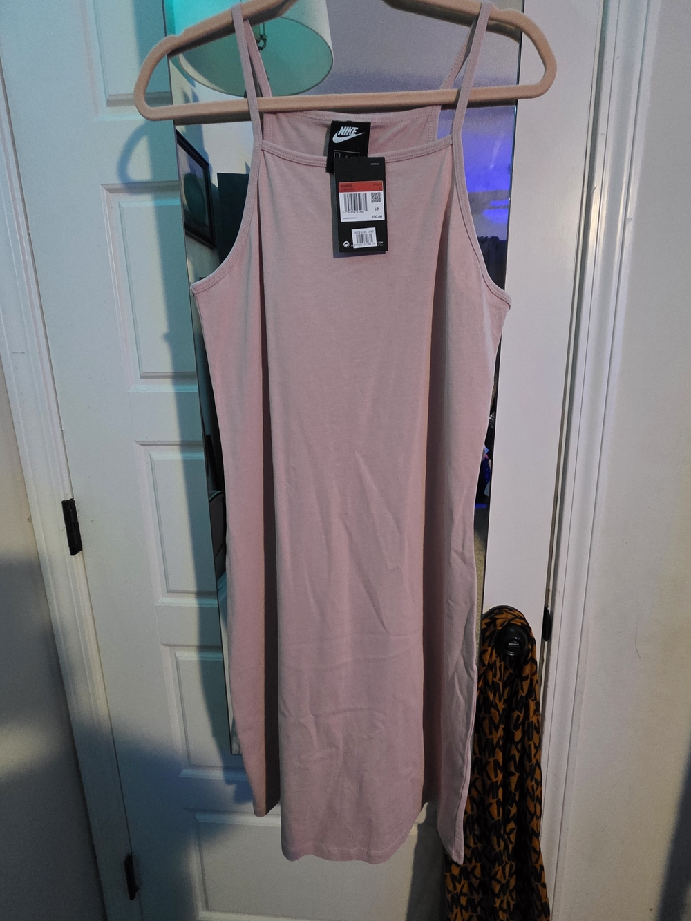 Nike Light Pink Slip Dress